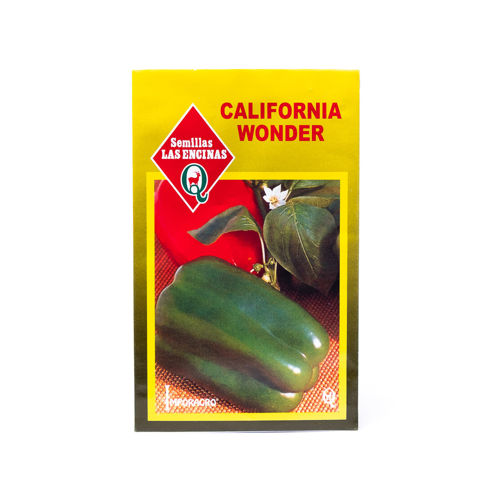 Semillas de Pimentón California Wonder (verde)